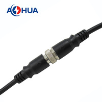 Connecteur universel mâle femelle GX12 Aviation sur moule PVC matériel 2Pin Led connecteur avec câble PVC 0.75/0.5mm2