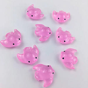 Miniature de poisson diable lumineux en résine, modèle d'animal marin, accessoires décoratifs pour micro-paysage et aquarium - Product Image 6