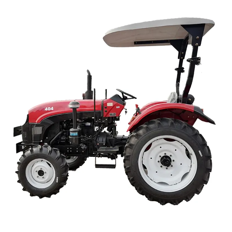 مصغرة جرار للزراعة 4x4 4wd 40HP 404 نموذج مع 4 عجلات جرارات زراعية للزراعة