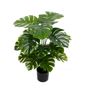 Alberi sempreverdi di sfondo 18 teste piante artificiali verdi in vaso 60cm piante artificiali all'ingrosso - Product Image 1