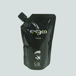 Bolsa de boquilla líquida de PE reciclable de 250ml con impresión de huecograbado para el cuidado personal bolsa de recarga de crema de loción para el cabello - Product Image 1