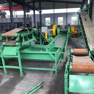 Afval band recycling rubber poeder plant