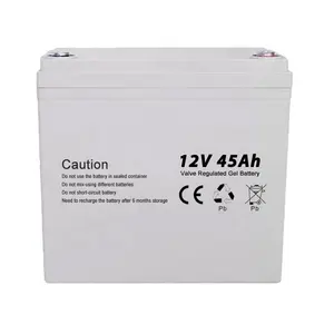 Solar Storage Battery Gel 12V 24 38 45Ah Lead Acid Solar Gel Battery