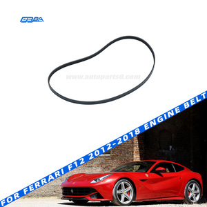 สายพานเครื่องยนต์สีดำของแท้ใหม่เอี่ยม ทนทาน สำหรับรถเฟอร์รารี่ F12 ปี 2012-2018 รหัสอะไหล่แท้ 341330 - Product Image 1