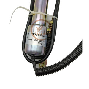Vanne solénoïde d'arrêt de carburant 24V de haute qualité 11N6-66030-24 pour excavatrice, pièces de générateur - Product Image 4