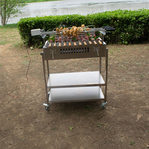 Cung Cấp Nhà Máy Có Thể Điều Chỉnh Đôi Kệ Cyprus Tự Động BBQ - Product Image 6