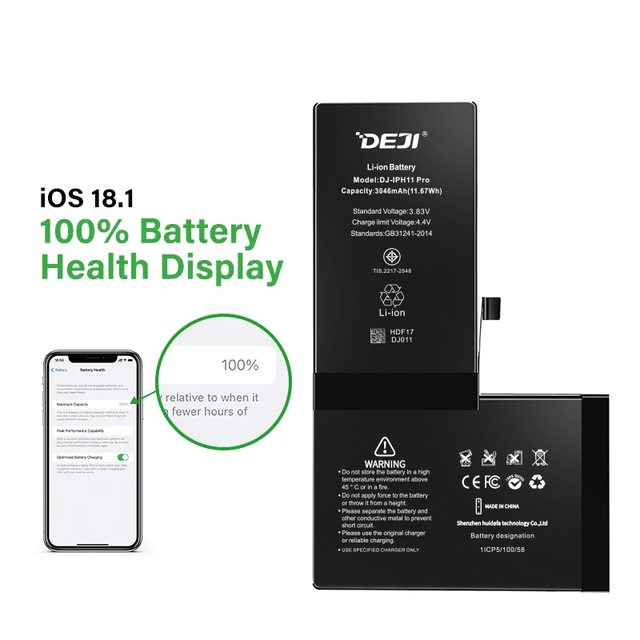 OEM Replacement Mobile Phone Battery for iPhone 11 PRO Rechargeable Batteries