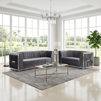 Canapé de luxe de style américain pour salon, mobilier de salon moderne en tissu