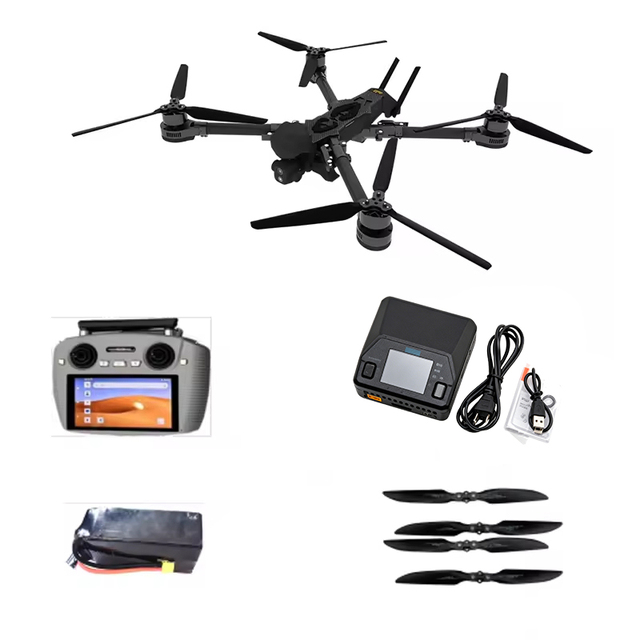 full set Z15D 8KG Payload Heavy Lift Drone Foldable UAV with 4k Night Vision camera for outdoor Rescue Exploration FPV