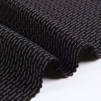 Fournitures d'usine : Tissu tissé 100 % polyester, doux, double face, uni, teint, pour vêtements