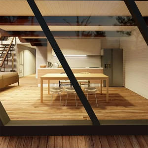 Villa di Lusso Prefabbricata in Legno 60 mq, Capanna Triangolare con Soppalco, Cottage di Campagna a Prezzo Conveniente - Product Image 5