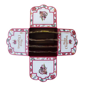 <span class=keywords><strong>Carte</strong></span> <span class=keywords><strong>de</strong></span> Noël pop-up stéréoscopique 3D personnalisée SUYAN avec impression numérique sur carton, motif Père Noël - Product Image 3