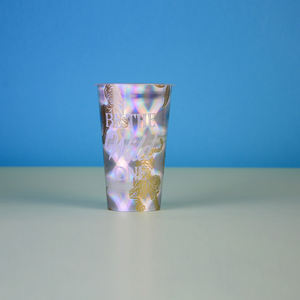 Gobelet en plastique jetable moulé par injection en PET avec revêtement laser pour boissons froides - Product Image 2