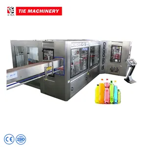 Reasonable Price Fruit Soda 20000-22000BPH Automatic Liquid Plastic Bottle Water Filling Machine