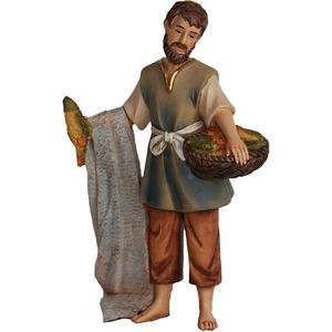 Figuras de Natividad Pintadas a Mano ZICOM, Pescadores, 11 cm, Figura y Juguete Navideño (Modelo de Origen Alemán 9069-K183-32) - Product Image 1