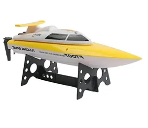 Grosir Feilun Mainan FT007 Remote RC Boat 2.4G 4CH Kecepatan Tinggi Balap Perahu Membalik Kontrol 25Km/Jam Speedboat