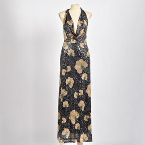 เดรสคอวีลึกสำหรับงานปาร์ตี้เดรสคอวีลึกดีไซน์ใหม่ - Product Image 1