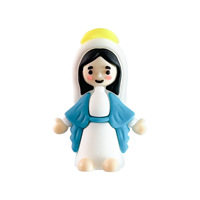 Mini figurines de la Vierge Marie, Pâques, Jésus t'aime, jouets religieux pour l'école, cadeaux de fête, décorations pour œufs de Pâques