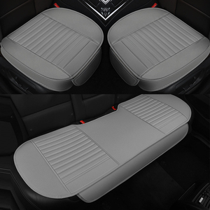Quattro stagioni materiale in pelle Amazon Cross-Border tre pezzi Set completo cuscino sedile auto con basso MOQ - Product Image 3