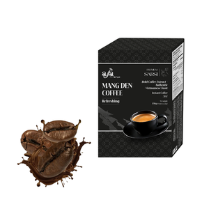 MOQ bajo Mang Den Dark Toast Café instantáneo con sabor cálido Caja de degustación suave Embalaje Fábrica de Vietnam Muestra gratis OEM/ODM - Product Image 1