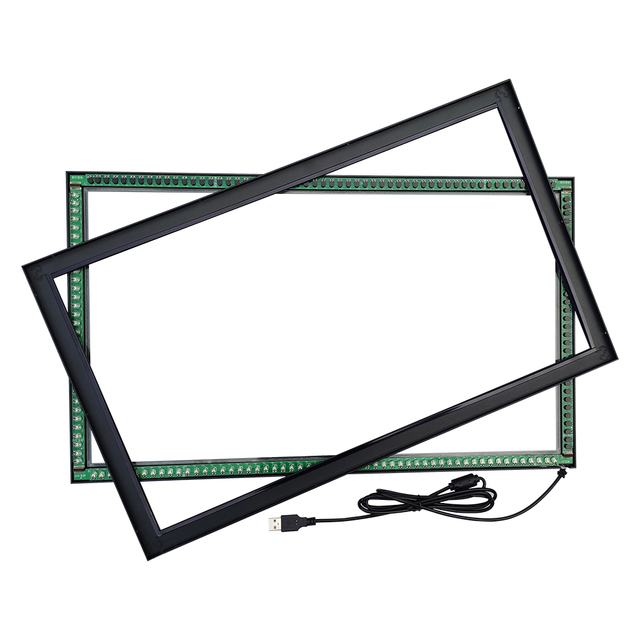 Factory Supplied 18.5-inch Infrared Touch Screen Tempered Glass Panel with USB Port for Stable Touch Control