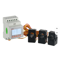 Compteur d'énergie intelligent Acrel sur rail DIN ACR10R-D16TE4 LCD RS485 Modbus, moniteur d'énergie industriel