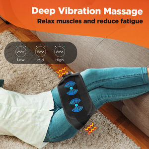 Envío Gratuito en EE. UU. Cinturón de Masaje Lumbar Eléctrico Recargable, Cinturón de Soporte Lumbar con Vibración y Calor con Luz Roja - Product Image 2