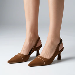 Nuovi Sandali Eleganti Classici da Ufficio con <span class=keywords><strong>Tacco</strong></span> Alto, Punta Chiusa e Cinturino Posteriore per Donne - Product Image 2