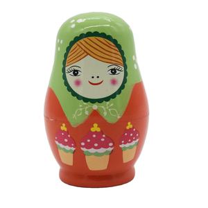 HOYE CRAFT-muñecas de anidación <span class=keywords><strong>rusas</strong></span> para niñas, bloques de apilamiento de madera, juguetes para bebés, 5 uds. - Product Image 1