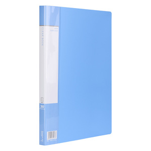 Comix United Clear Book A4 30 bolsillos Organizador de oficina Azul y negro - Product Image 3