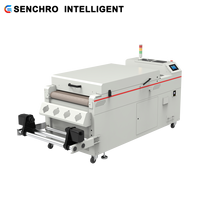 Senchro - Agitador de Polvo Automático de 63 cm, Aluminio, Acero Inoxidable, Ventiladores Dobles, Cinta Transportadora, Impresora Epson DTF Multicolor, Nuevo, 1 Año de Garantía
