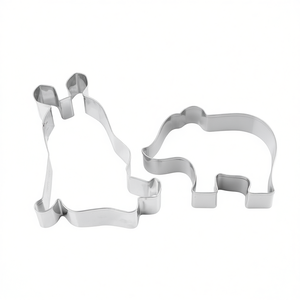 Mouse And Elephant <b>Cookie</b> Cutters 2 Piece Set For Baking <b>Cookies</b> - Product Image 2