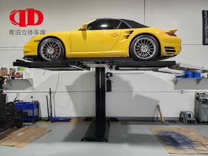 Elevador de Autos Eléctrico Hidráulico de un Solo Poste, Motor de Alta Capacidad, Plataforma Móvil de Estacionamiento Vertical para Taller de Mantenimiento - Product Image 3