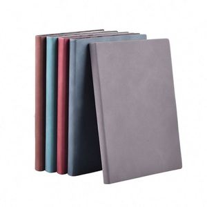 Carnet personnalisé A4/A5/A6 avec impression sur mesure, couverture en cuir PU souple, écologique, 100 feuilles, reliure cousue - Product Image 3