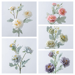 MW64234 <span class=keywords><strong>fiori</strong></span> artificiali peonia fiore <span class=keywords><strong>per</strong></span> la decorazione di nozze <span class=keywords><strong>sposa</strong></span> Bouquet <span class=keywords><strong>fiori</strong></span> finti composizioni floreali - Product Image 5