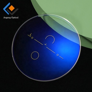 1.56 multifocal màu xanh blight khối photogrey quang mặt trăng tiến bộ Photochromic ống kính quang bán buôn kính mắt ống kính - Product Image 1