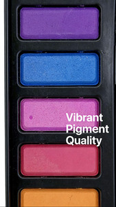 Kit de voyage <span class=keywords><strong>aquarelle</strong></span> Premium 12/24 couleurs, ensemble de peinture solide demi-palettes pour artiste, pinceau, papier, boîte cadeau en métal 3 ml - Product Image 2