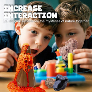 Kit de experimento de volcán no tóxico Kit de experimento de Ciencia de erupción volcánica para niños - Product Image 2