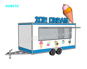 Petite remorque de food truck mobile, carros de comida, cuisine mobile de 9,8 pieds, food truck d'occasion à vendre - Product Image 6