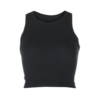 Nouveau Haut Court Sans Manches Sexy pour Filles 2026, Tops Estivaux Cool pour Femmes, Camiseta Cropped Côtelée Femme