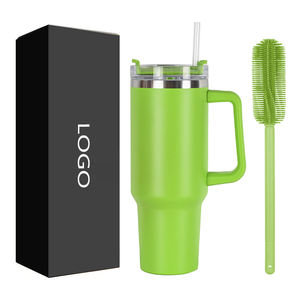 Oferta Caliente al por Mayor: Vaso Térmico de Acero Inoxidable de 40 oz con Aislamiento al Vacío, Tapa Antiderrames, Popote y Libre de BPA, Mantiene la Temperatura de 6 a 12 Horas - Product Image 1