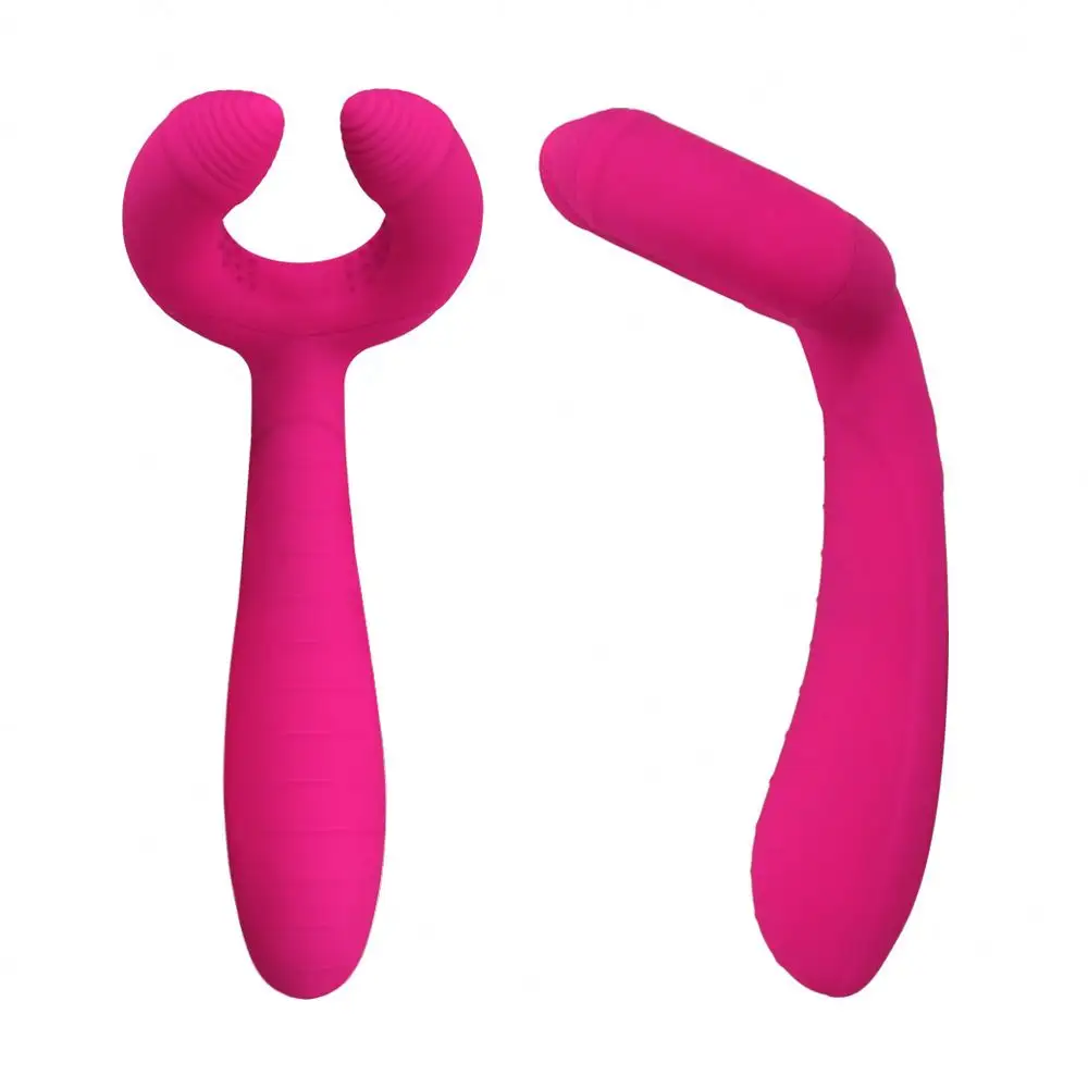 Handheld Strong Speed Vibrator Sex Toys for Woman Y-shaped couple sharing lock ring massage masturbation vibrator