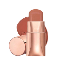 Stick de blush multi-usage 3-en-1 en gros sous marque privée, teinte crème rose doré pour lèvres et joues, blush mousse, prix de gros