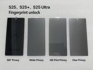 Protection d'écran pour <span class=keywords><strong>Samsung</strong></span> S21 <span class=keywords><strong>S22</strong></span> S23 S24 S25 S26 <span class=keywords><strong>Ultra</strong></span> Plus Confidentialité 2 Verre trempé fin et résistant à l'électricité statique Impression soyeuse - Product Image 3