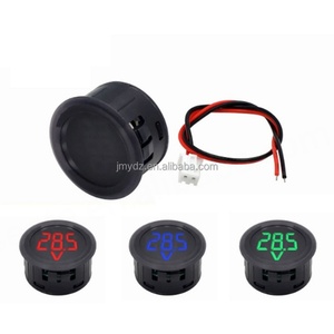 Voltmètre numérique DC 4-100V avec affichage LED circulaire, protection contre l'inversion de polarité - Product Image 1