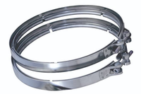Kit de joints de serrage DPF pour Detroit DD15, remplace A6809950202 / A6809950302, connexion V-Band sans fuite