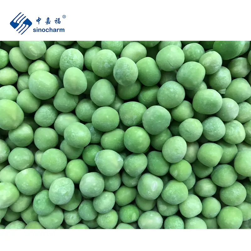 Sinocharm BRC A Agriculture Beans Frozen Green Peas A Grade Bulk Package IQF Green Peas
