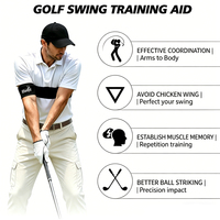 Bande de maintien pour bras de golf droitier, réglable, en nylon élastique, correcteur d'axe de swing, aide à l'entraînement de la stabilité, pour hommes et femmes, vente en gros