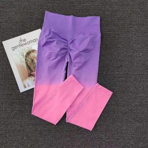 กางเกงโยคะสำหรับผู้หญิงกางเกงเลกกิ้งออกกำลังกายแบบดันทรงไร้รอยต่อใหม่ - Product Image 2