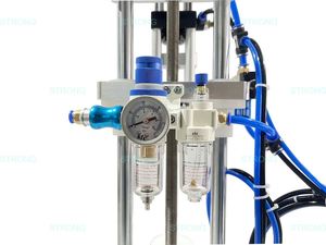Machine à sceller les bouteilles en verre à roulement pneumatique, petite machine de capsulage pour flacons de parfum en verre - Product Image 4